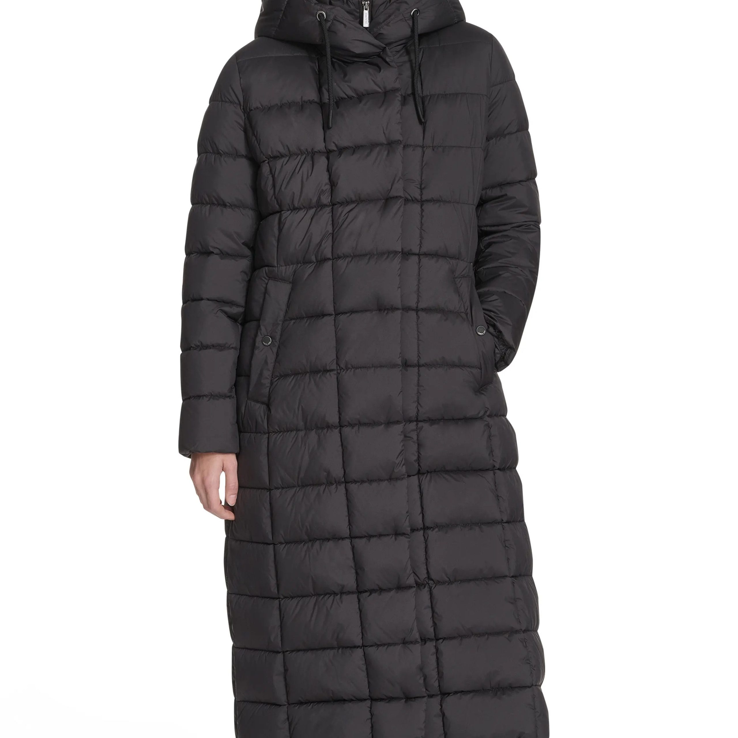 quilted puffer coat