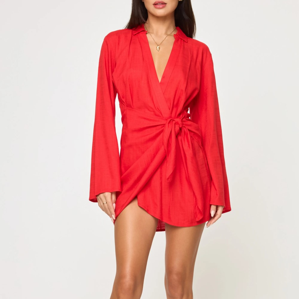 wrap dress short