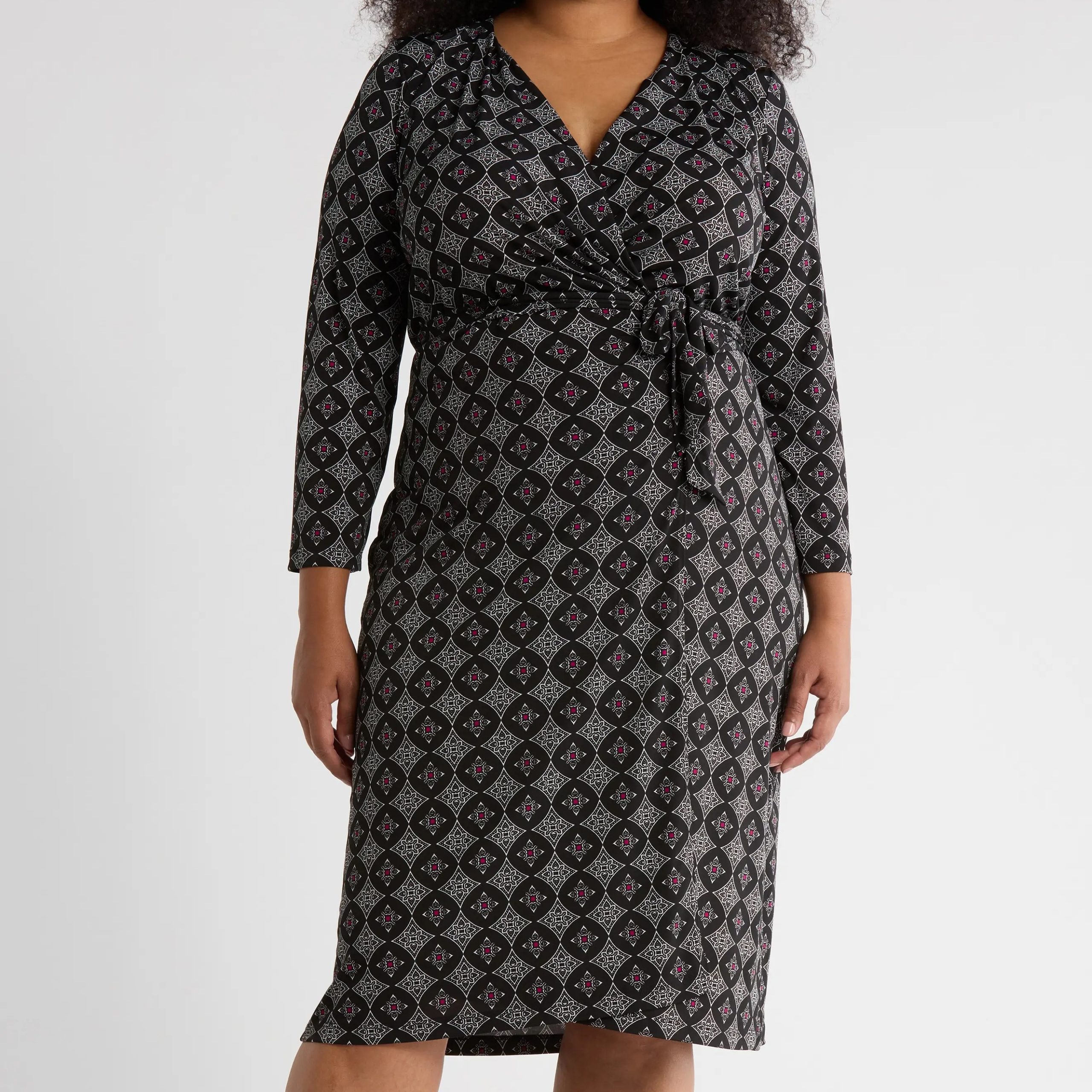 wrap dress plus size