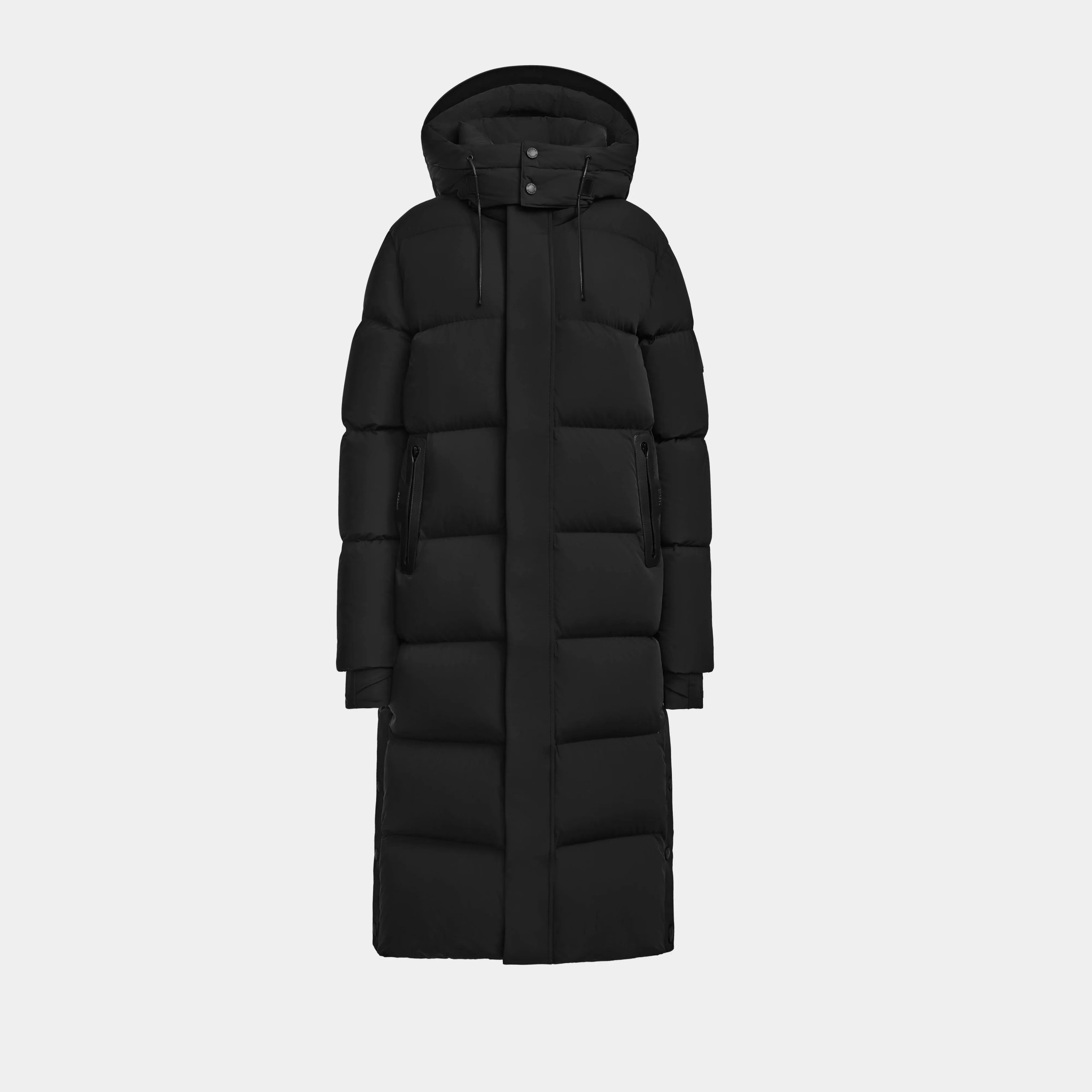 long quilted coat