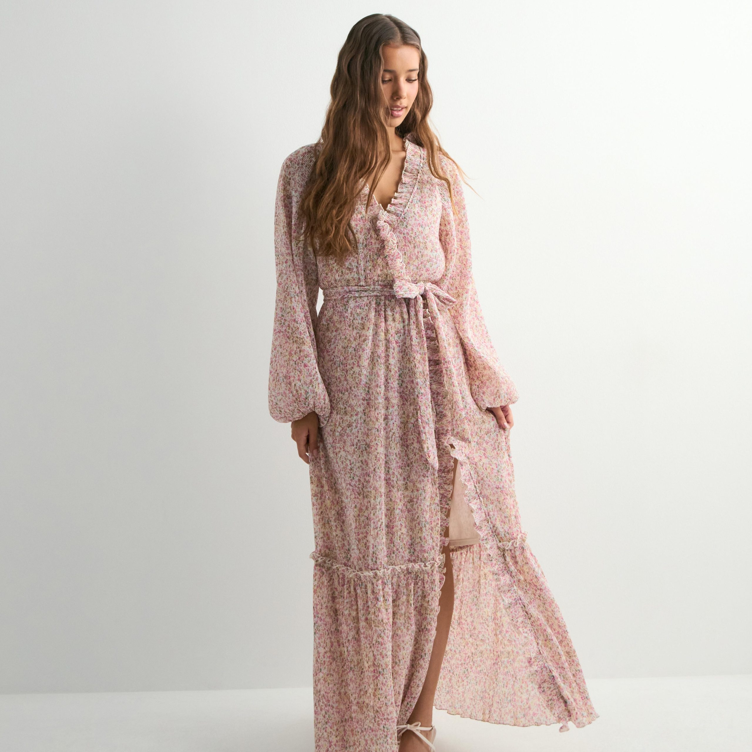 wrap dress maxi