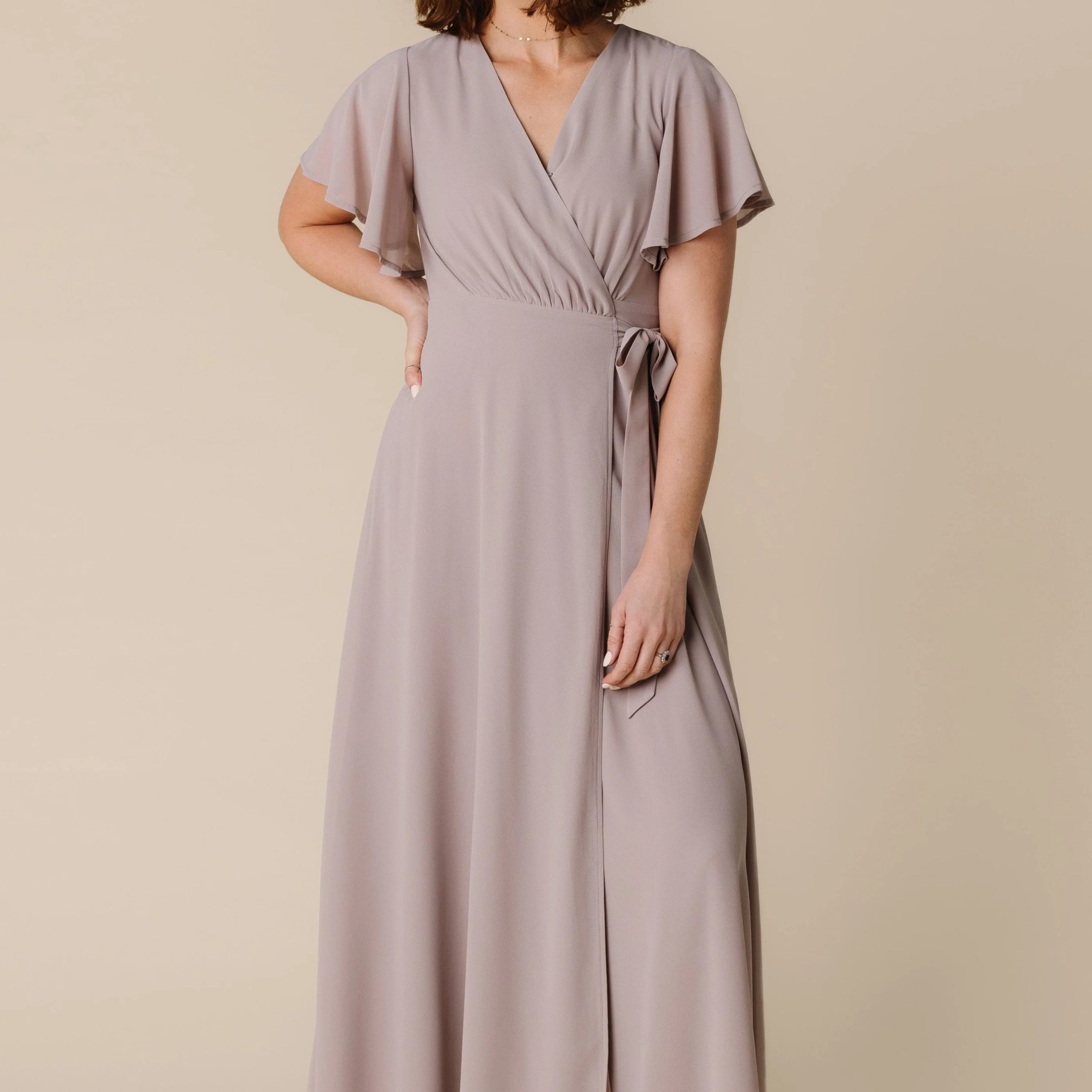 wrap dress maxi
