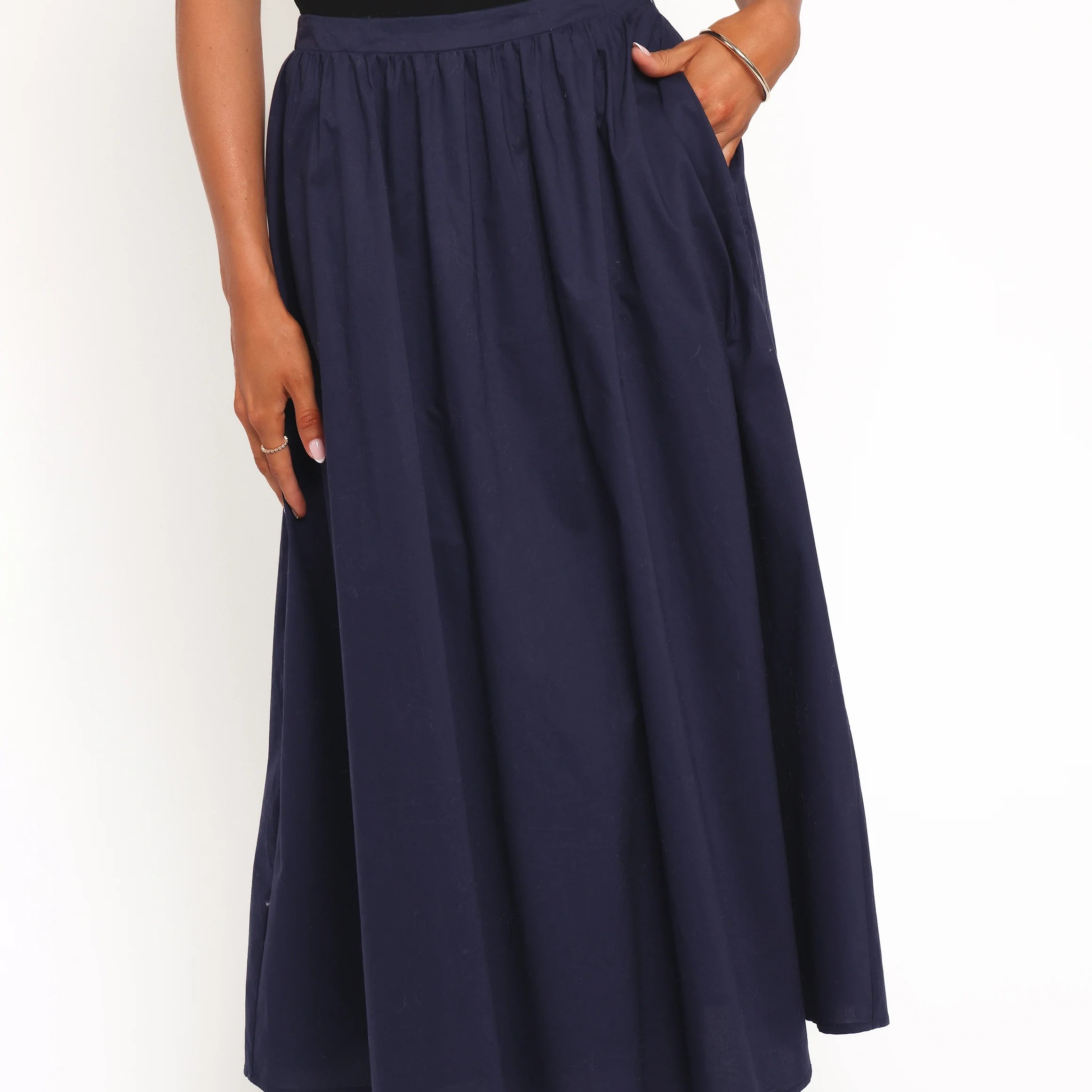 midi length skirt