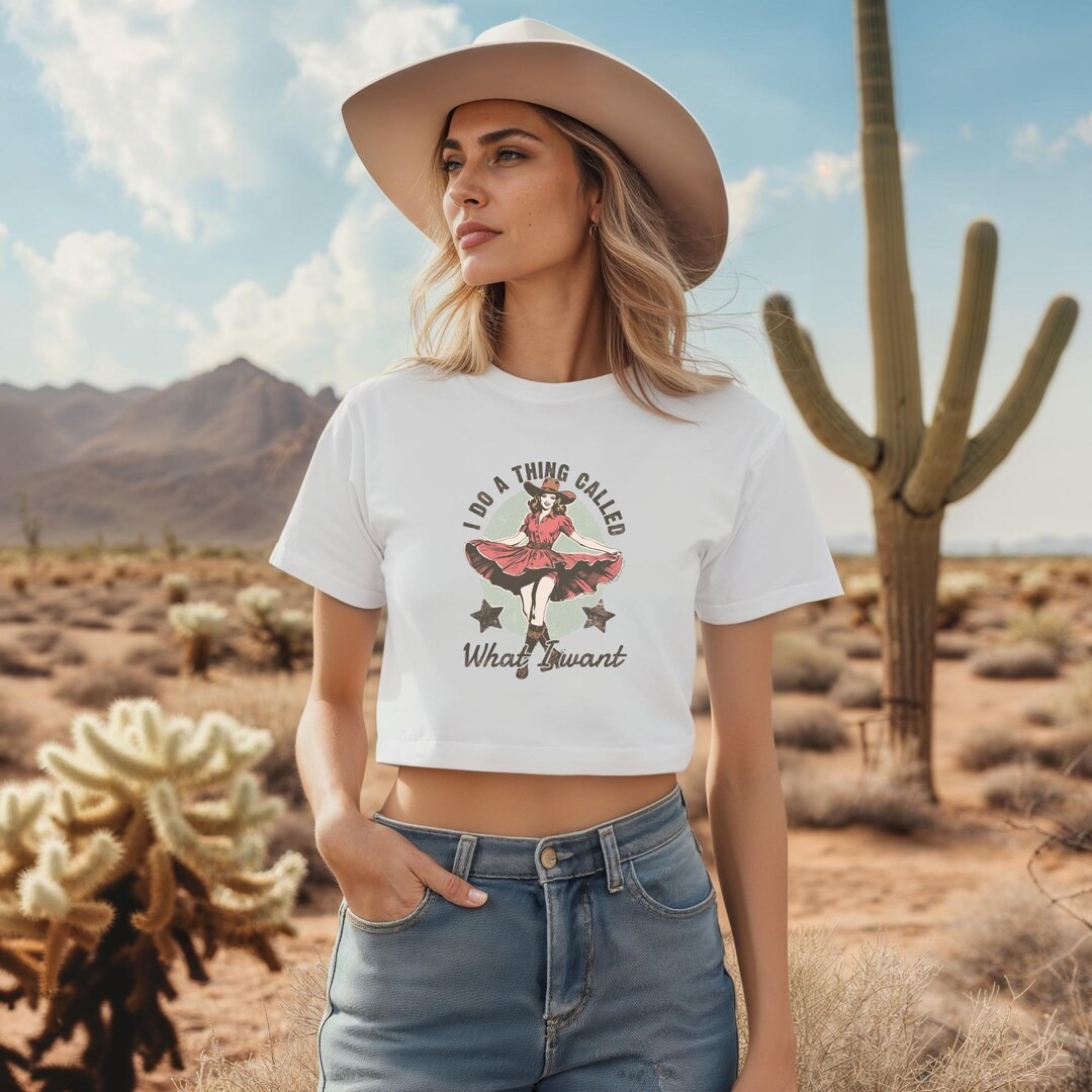 cowgirl crop top