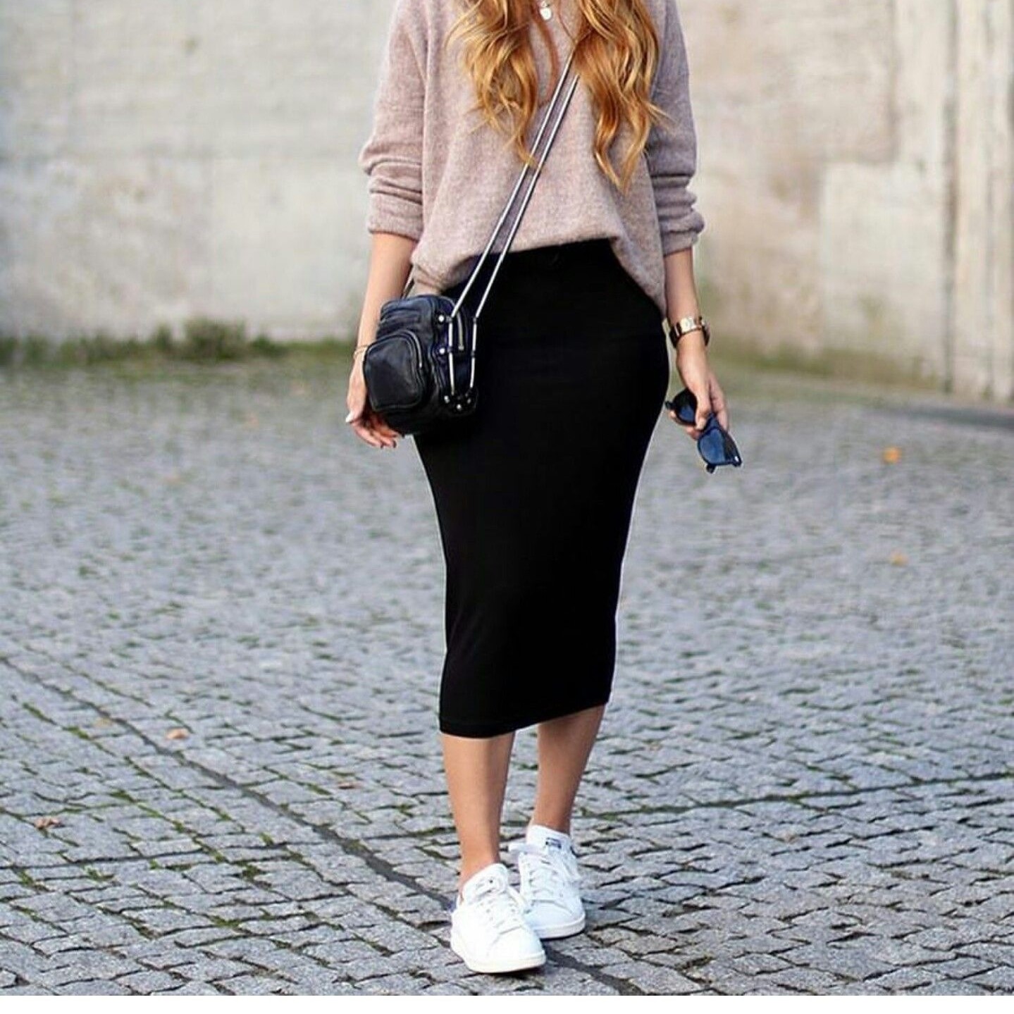 casual skirt outfit